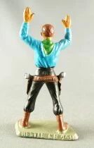 Starlux - Nestl&eacute; Kohler - Cow-Boys - Footed 2 Hands Up Blue & Black N&deg; 140