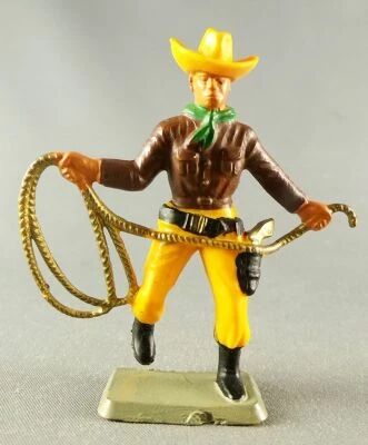 Starlux - Nestl� Kohler - Cow-Boys - Pi�ton au Lasso Brun & Jaune N� 133
