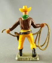 Starlux - Nestl&eacute; Kohler - Cow-Boys - Pi&eacute;ton au Lasso Brun & Jaune N&deg; 133