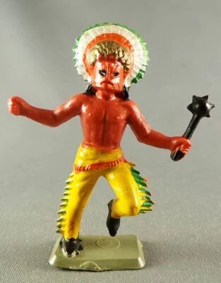 Starlux - Nestl� Kohler - Indians - Footed Medecine man with war mask N� 32