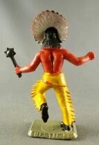 Starlux - Nestl&eacute; Kohler - Indians - Footed Medecine man with war mask N&deg; 32