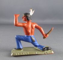 Starlux - Nestlé Kohler - Indians - Footed watcher kneeling N° 40