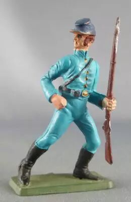 Starlux - Nordistes - S�rie ordinaire - Pi�ton Soldat fusil main gauche (bleu ciel) (r�f N?)
