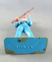 Starlux - Nordistes - Série ordinaire - Piéton Soldat Tenant Fusil bleu ciel (réf N11)