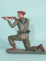 Starlux - Paratroopers - Serie Luxe - Firing rifle kneeling (khaki) (ref 5074)