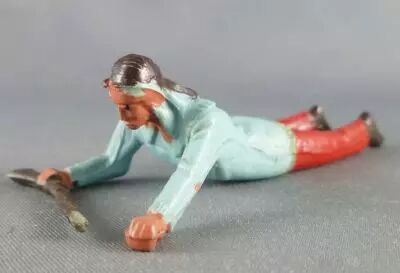 STARLUX EMPIRE PLASTIQUE 1971 / FIGURINE DRAGON DU 25ème REGIMENT 1812