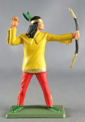 Starlux Michel - Figurines Indiennes Sioux Série Luxe Spéciale 65 - 12 Piétons Neufs Sous Sachet