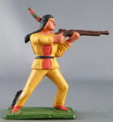 Starlux - Sioux S�rie Ordinaire 57 - Pi�ton Tireur fusil debout (r�f 161)