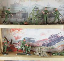 Starlux - Soldiers 66 Regular Series - Large Boxed Set 3 Floors French Army 18 Pieces Mint 