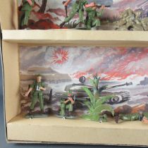 Starlux - Soldiers 66 Regular Series - Large Boxed Set 3 Floors French Army 18 Pieces Mint 