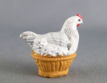 Starlux - The Farm - Animals - Hen grey in basket (Series 63 ref L569)