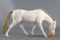 Starlux - The Farm - Animals - Horse eating (white) (Luxe Series 63 ref 2554)