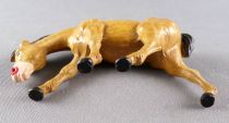Starlux - The Farm - Animals - Horse Eating (without base) (BrownBlack Mane) (Series 60 ref 2542)