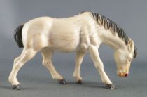 Starlux - The Farm - Animals - Horse eating (without base) (white) (Series 60 ref 2542)