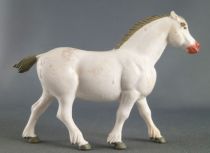 Starlux - The Farm - Animals - Percheron Horse (white) (Luxe Series 82 ref 2549)