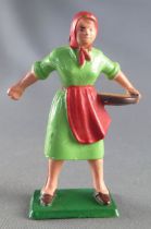 Starlux - the farm - farmer woman (green & red) (series 59 ref 510)