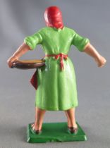 Starlux - the farm - farmer woman (green & red) (series 59 ref 510)