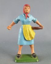 Starlux - the farm - farmer woman blue & yellow (series 59 ref 510)