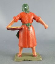 Starlux - the farm - farmer woman orange & green (series 59 ref 510)