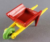 Starlux - The Farm - Wheelbarrow (Red Body Green Wheel Yellow Frame) (ref 605)