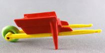 Starlux - The Farm - Wheelbarrow (Red Body Green Wheel Yellow Frame) (ref 605)