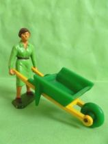 Starlux - The Farm - Wheelbarrow with female driver (series 59 ref 605)