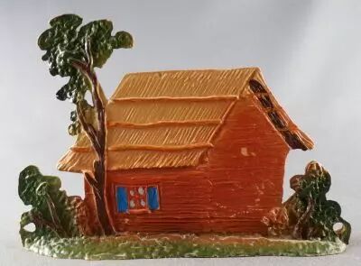 Starlux - Trappeurs - S�rie 72 - Accessoire D�cor - Cabane de Trappeur silhouett�e (r�f AD1)