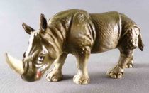 Starlux - Zoo - Grand Rhinoceros Indien (réf 1710 Bis)