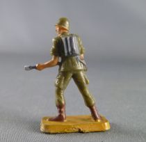 Starlux 30mm - Militaire - Armée Moderne - Combattant lance-flamme socle sable (réf M5)