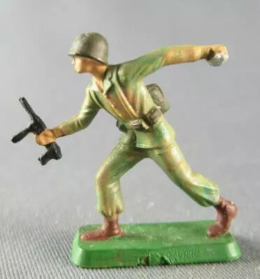 Starlux 30mm - Militaire - Commando Grenade & Mitraillette (r�f 1332)