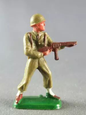 Starlux 30mm - Militaire - Fantassin Mitraillette (r�f 1078) 1