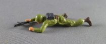 Starlux 30mm - Militaire - Fantassin rampant mitraillette (réf 1100)
