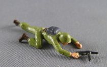 Starlux 30mm - Militaire - Fantassin rampant mitraillette (réf 1100)