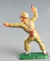 Starlux 30mm (1/55°) - Army - Infantry officer pistol (ref 1076)