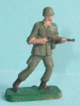Starlux 35mm (1/50°) - Army - Modern army - Fighting walking rifle in hands (ref M13)