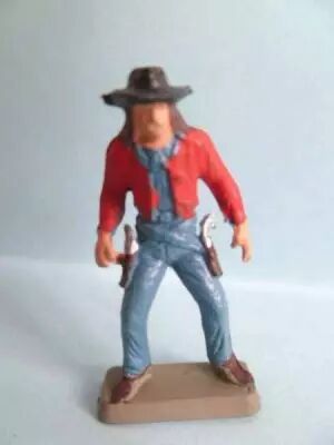 Starlux 35mm (1/50�) - Wild West Cow-Boys- Drawning 2 guns (ref MCB 5127)