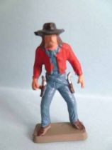 Starlux 35mm (1/50°) - Wild West Cow-Boys- Drawning 2 guns (ref MCB 5127)