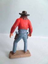 Starlux 35mm (1/50°) - Wild West Cow-Boys- Drawning 2 guns (ref MCB 5127)