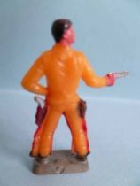 Starlux 35mm (1/50°) - Wild West Cow-Boys- Firing pistol standing (yellow & red) (ref MCB 5128)