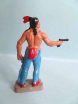 Starlux 35mm (1/50°) - Wild West Indians- Firing pistol standing (ref MIS 15)