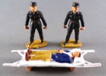 Starlux 35mm (1:50) - Police - Strech Team 2 Members & Stretcher (ref 1061 & 1062)