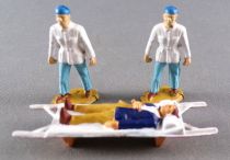 Starlux 35mm (1:50) - Rescuers - Strech Team 2 Members & Stretcher (ref ?? & 1062)