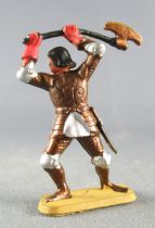 Starlux 40mm - Middle Age - Footed knight with axe (réf R 6057)
