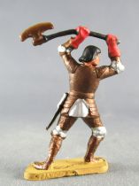 Starlux 40mm - Middle Age - Footed knight with axe (réf R 6057)