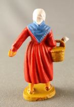 Starlux 40mm - Train Station - Farmwoman (red) (ref 1111 FT52013)