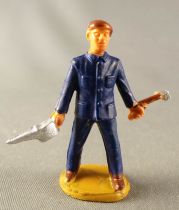 Starlux 40mm - Train Station - Rails Worker (ref 1114)