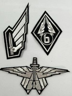 Starship Troopers - Lot of 3 Embroidered Patches (Uniforms)