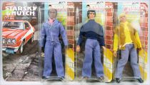 Starsky & Hutch - 8\  Mego figures set : Starsky, Hutch, Huggy Bear (mint on card)