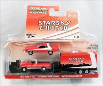 Starsky & Hutch - Greenlight Hollywood - 1:64 scale 1976 Ford Gran Torino, 1972 Ford F-100 & Hauler (diecast)