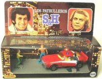 Starsky & Hutch - Guisval  - Ford Gran Torino 1:36 scale & figures (Mint in Box)